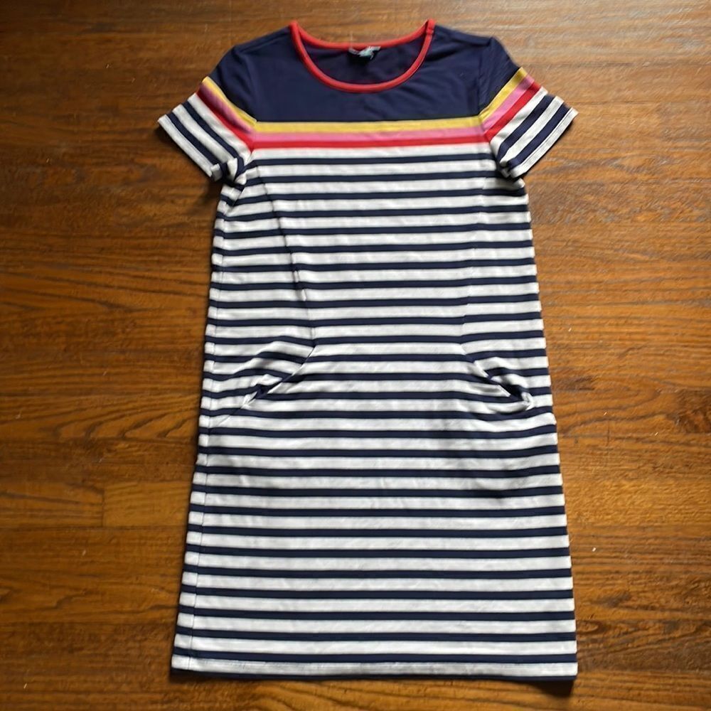 Fleur Bleue Striped Dress